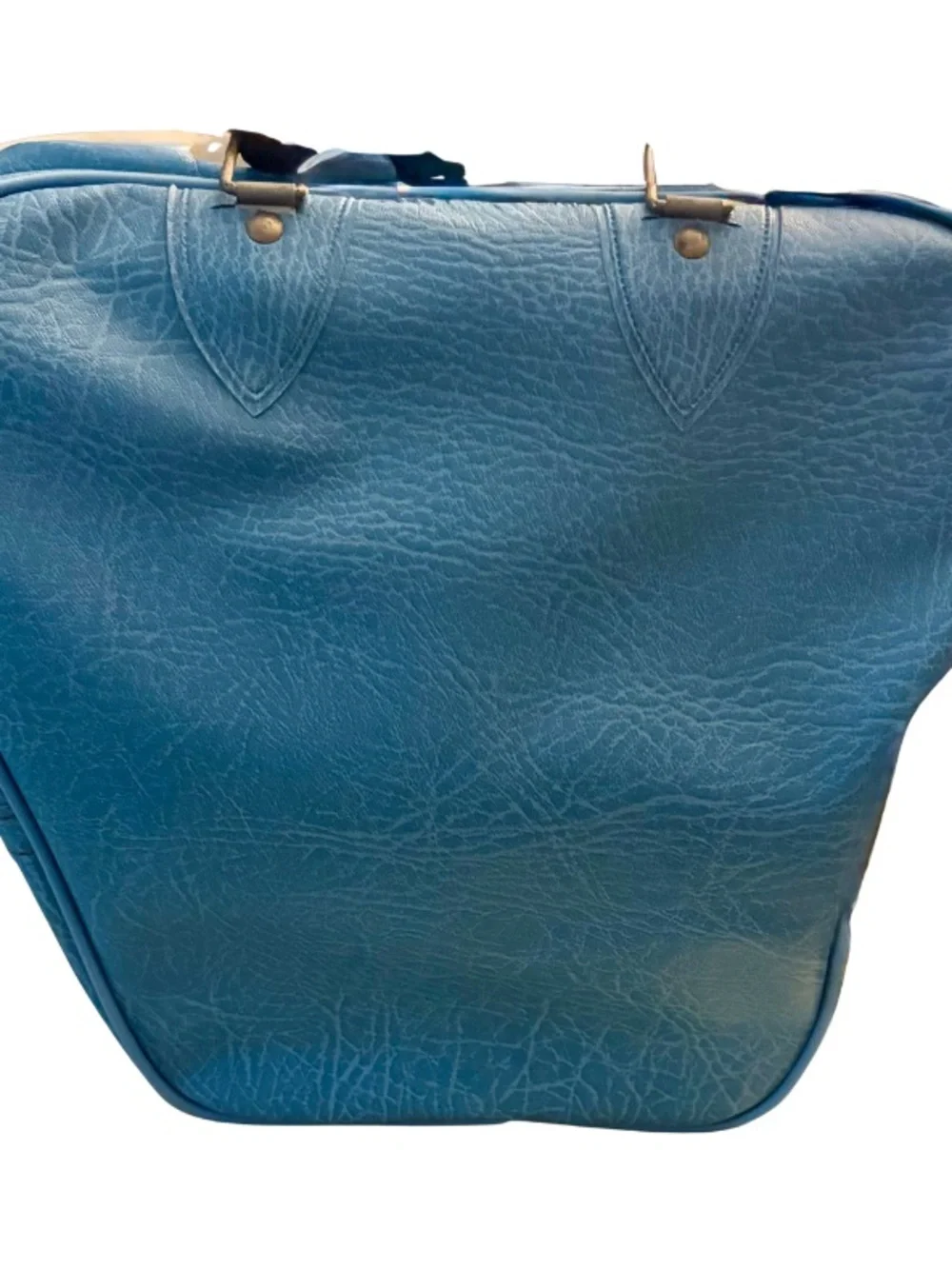 Vintage 1960s/1970s Ranger Vinyl Bowling Bag – Retro Blue & Beige